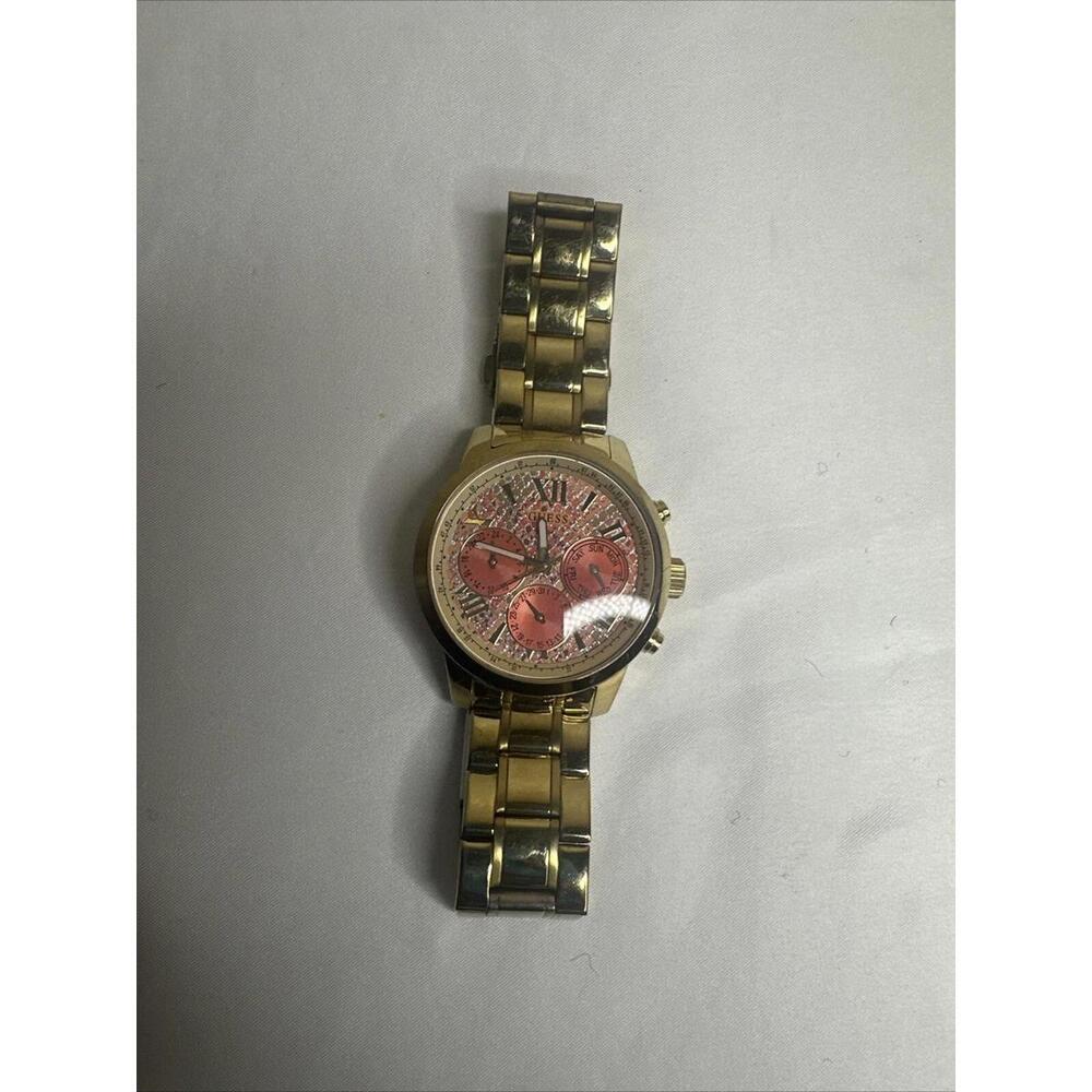 Guess WaterPro Women's Sparkling Crystal Rose-Tone Stainless Steel Analog Watch